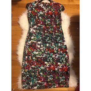 Sleeveless Multicolored Bodycon Dress